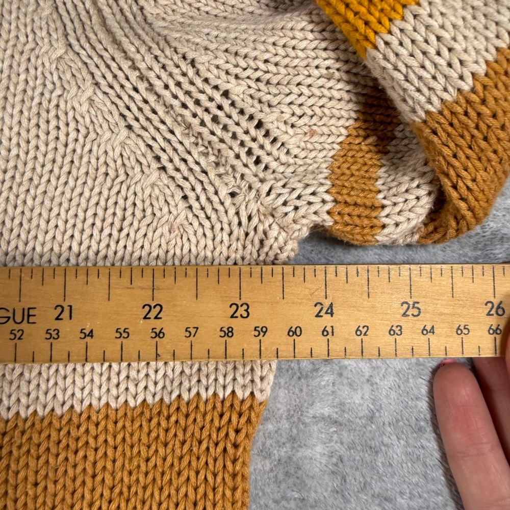 Pendleton Sweater Womens Medium Tan Southwestern Aztec Cardigan Longline Boho - Picture 7 of 7